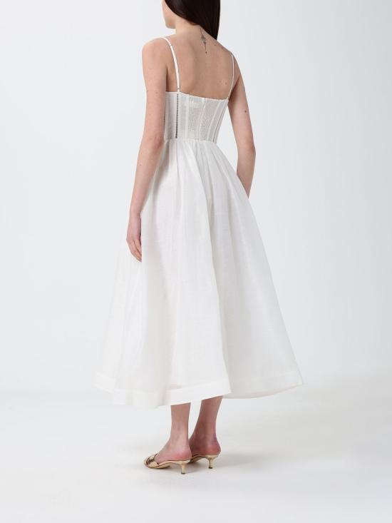 26SS 짐머만 롱 원피스 8178DS261 IVO White - ZIMMERMANN