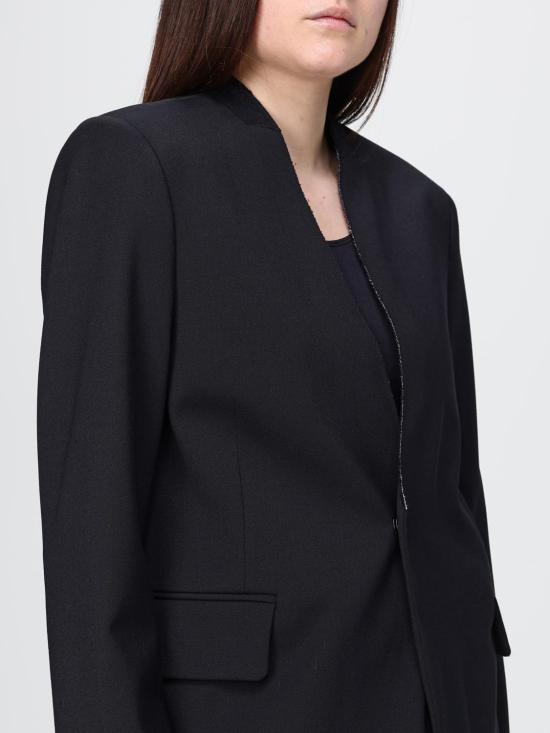 26SS MM6 메종마르지엘라 칼라리스 테일러링 울 수트 재킷 S52BN0137M35153 900 Black - MM6 MAISON MARGIELA