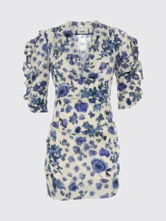 26SS 이자벨마랑 롱 원피스 RO1059FAD1J11I 30BU Blue - ISABEL MARANT