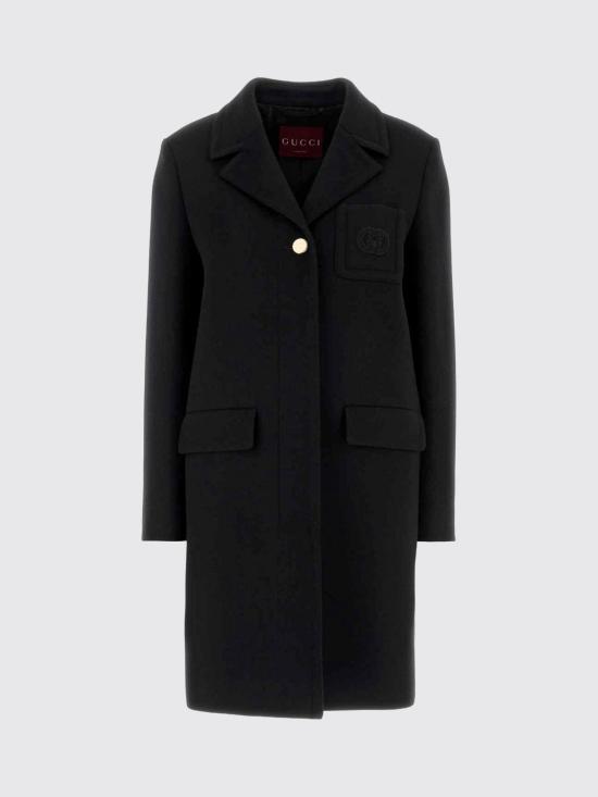 26SS 구찌 코트 851886ZARFV 1000 Black - GUCCI