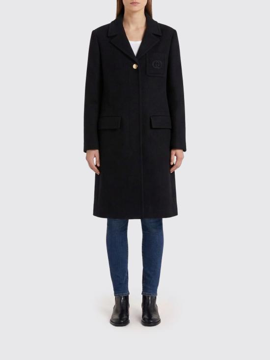 26SS 구찌 코트 851886ZARFV 1000 Black