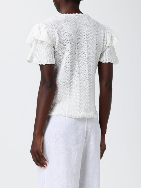 26SS 트윈셋 반팔 티셔츠 261TT3051 00282 White - TWINSET