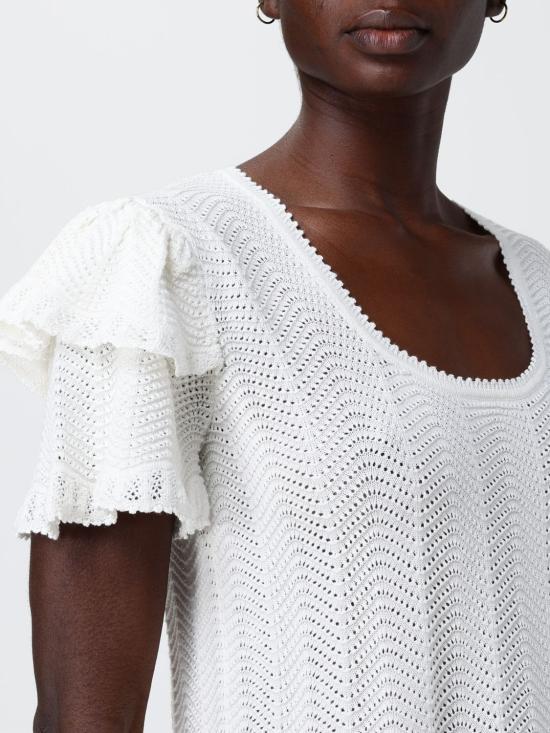 26SS 트윈셋 반팔 티셔츠 261TT3051 00282 White - TWINSET