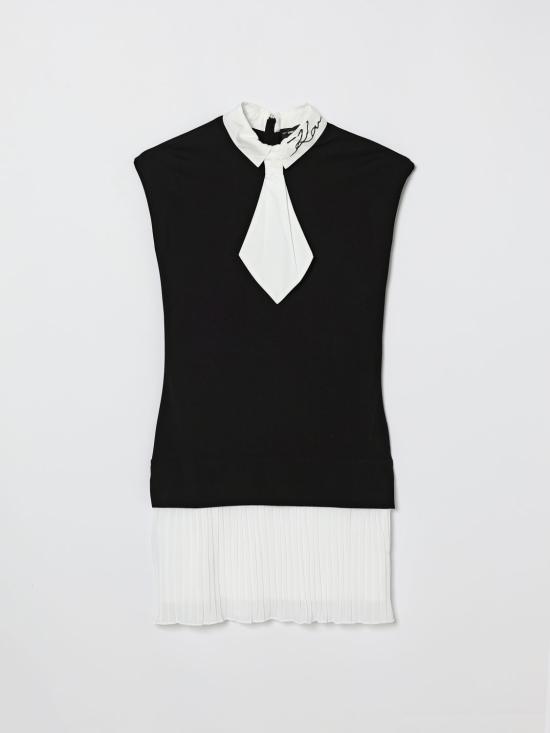 26SS [키즈] 칼라거펠트 원피스 Z31151 M41 Black