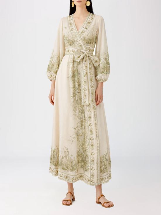 26SS 짐머만 롱 원피스 2456DRS262 KHTL White - ZIMMERMANN