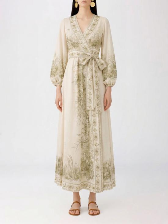 26SS 짐머만 롱 원피스 2456DRS262 KHTL White