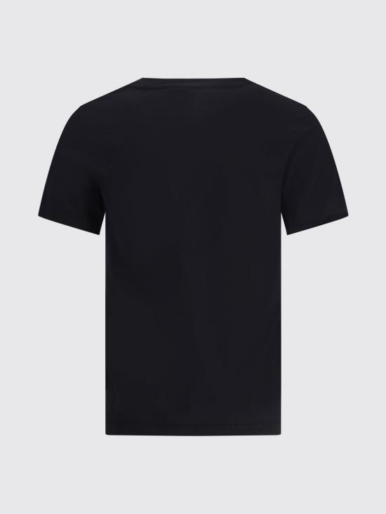 26SS 메종키츠네 폭스 헤드 레귤러 폴로 티셔츠 PW00113KJ7026 P199 Black - MAISON KITSUNE