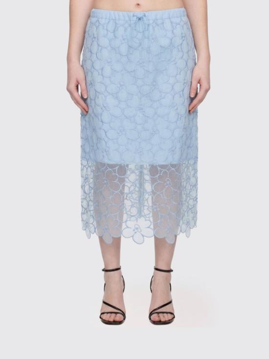 26SS 세실리아 반센 롱 스커트 425RTW17010 LIGHT Blue