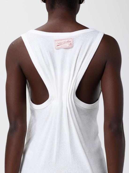 26SS 빅토리아 베컴 민소매 티셔츠 1226JTP007237A 6 White - VICTORIA BECKHAM