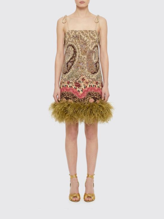 26SS 발렌티노 가라바니 롱 원피스 8B3VAJG5A3E BR9 Beige