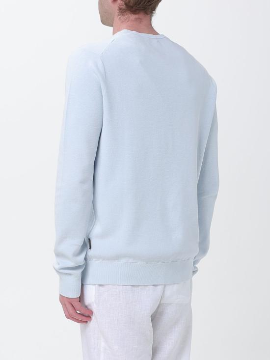 26SS 에콜프 스웨터 MCMGAKNMANZA0650 147 Blue 1 - ECOALF