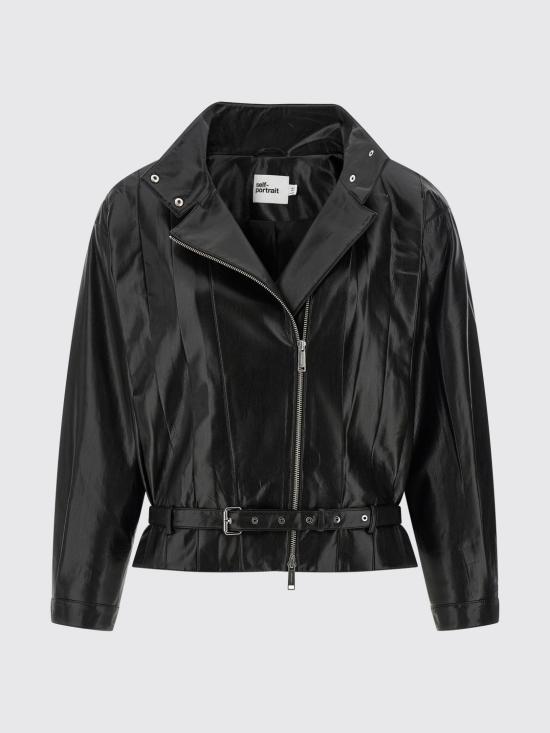 26SS 셀프 포트레이트 가죽 자켓 SS26103JB Black - SELF PORTRAIT