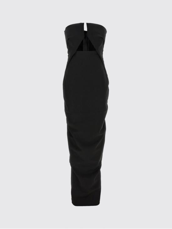 26SS 릭 오웬스 롱 원피스 RP01F6528SY 09 Black - RICK OWENS