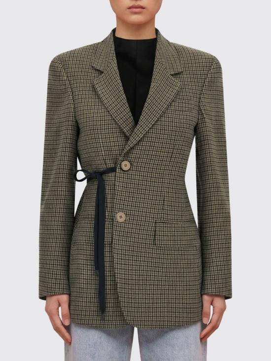 26SS 발렌시아가 랩 테일러드 재킷 857365TTO38 2866 Brown