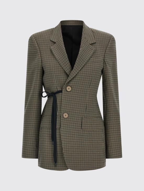 26SS 발렌시아가 랩 테일러드 재킷 857365TTO38 2866 Brown - BALENCIAGA