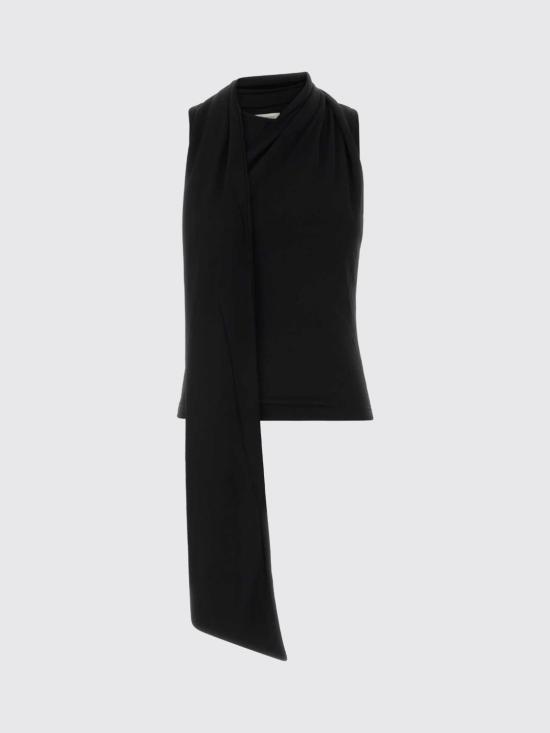 26SS 아미 저지 슬리브리스 라발리에르 탑 FTP827JE0223 001 Black - AMI