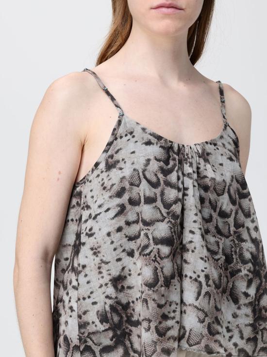 26SS 핑코 민소매 티셔츠 106868A3AP CZ9 Beige - PINKO