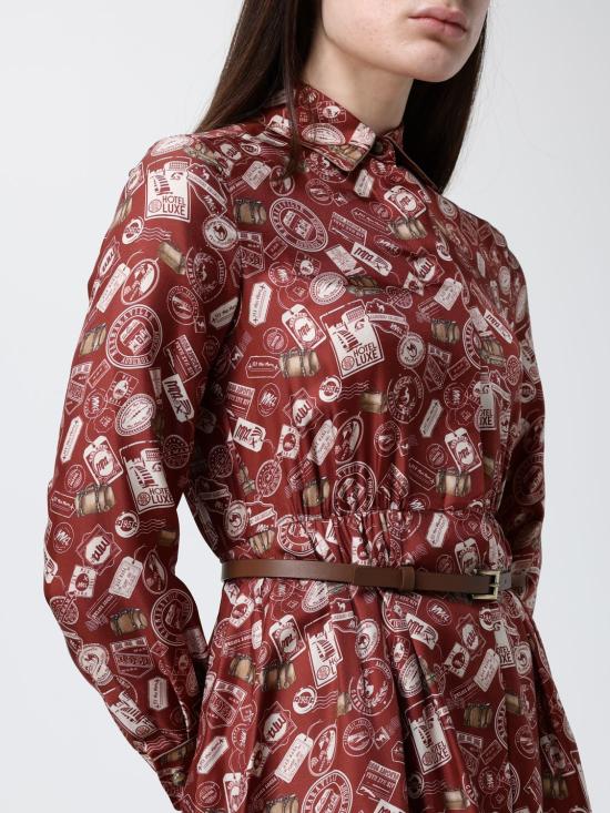 26SS 막스마라 롱 원피스 2611221011600 003 Red - MAX MARA