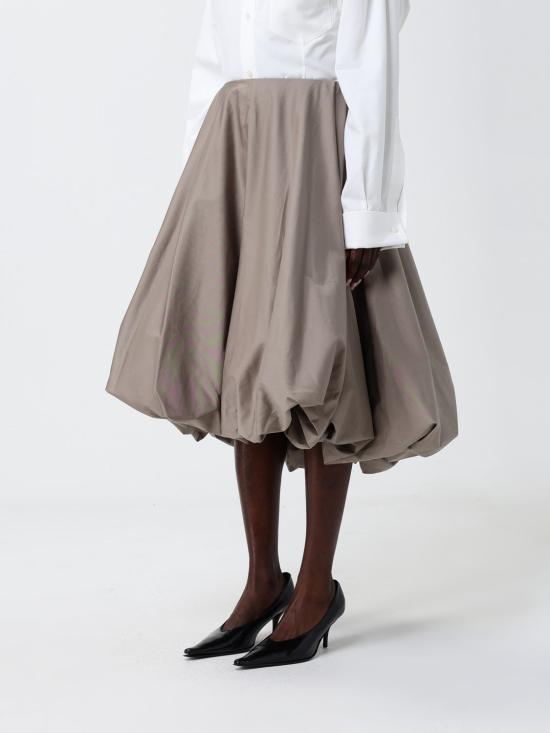 26SS 발렌시아가 미디 스커트 872332TSP13 9509 Beige - BALENCIAGA