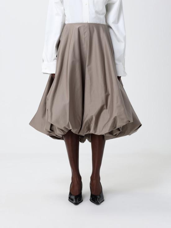 26SS 발렌시아가 미디 스커트 872332TSP13 9509 Beige