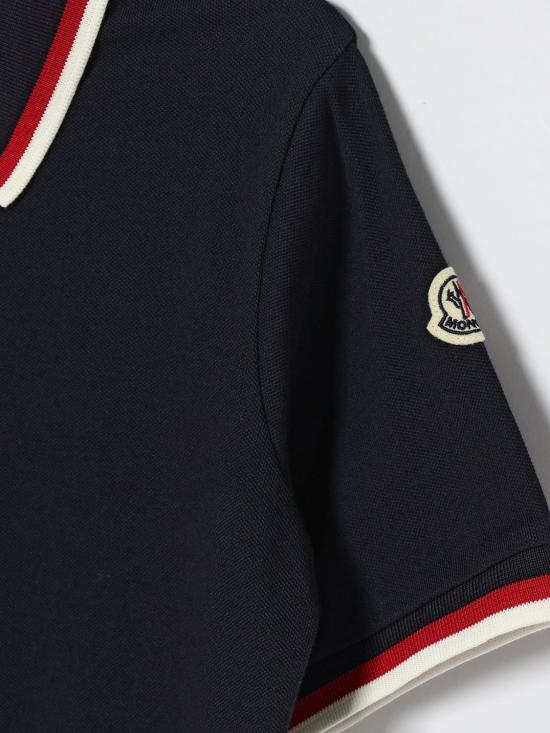 26SS [키즈] 몽클레어 폴로 셔츠 8A000128496W 778 Blue 1 - MONCLER