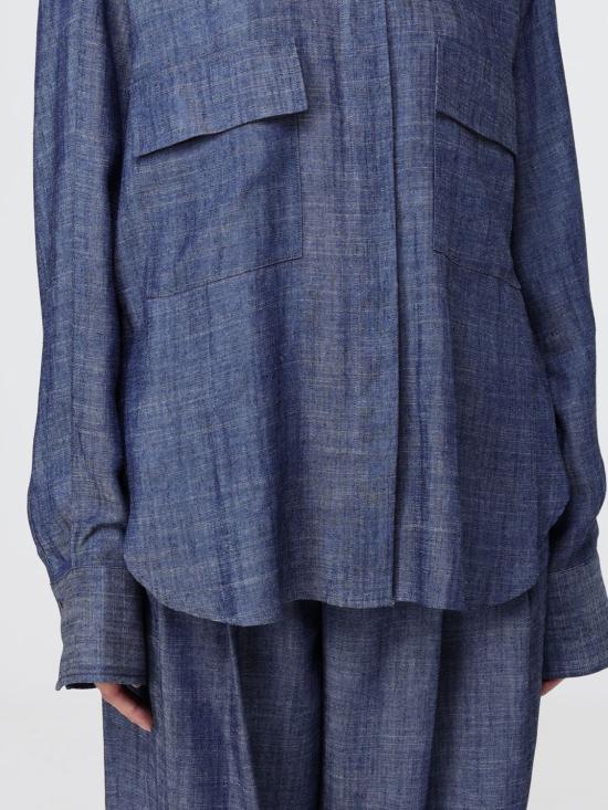 26SS 페트레이 블라우스 PED565899012430 209 Blue - PEUTEREY