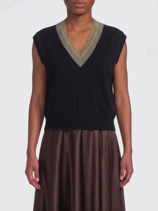 26SS 브루넬로 쿠치넬리 스웨터 M13836712 CDN23 Black