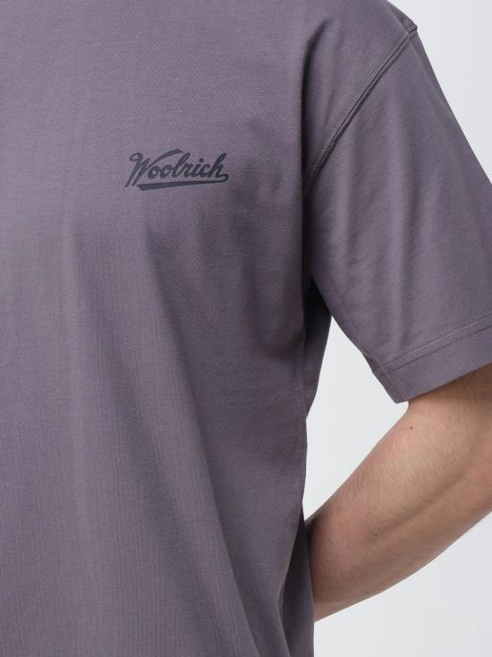 26SS 울리치 반팔 티셔츠 CFWOTE2010MRUT5334 31193 Violet - WOOLRICH