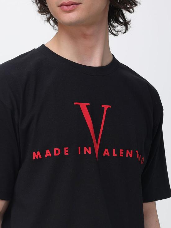 26SS 발렌티노 가라바니 반팔 티셔츠 VMG16PBAQ 0NR Black - VALENTINO GARAVANI