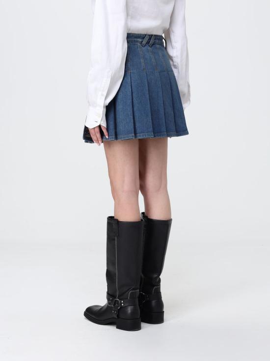 26SS 버버리 데님 스커트 8120860 Blue - BURBERRY