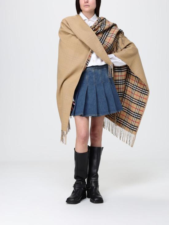 26SS 버버리 데님 스커트 8120860 Blue - BURBERRY