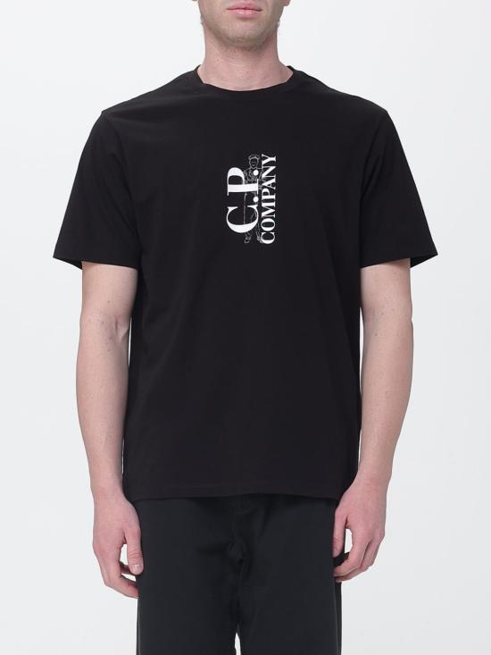 26SS 씨피 컴퍼니 반팔 티셔츠 20CMTS084A005100W 999 Black