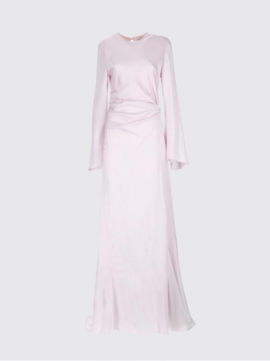 26SS 알렉산더 맥퀸 롱 원피스 858830QEAAL 5147 Pink - ALEXANDER MCQUEEN