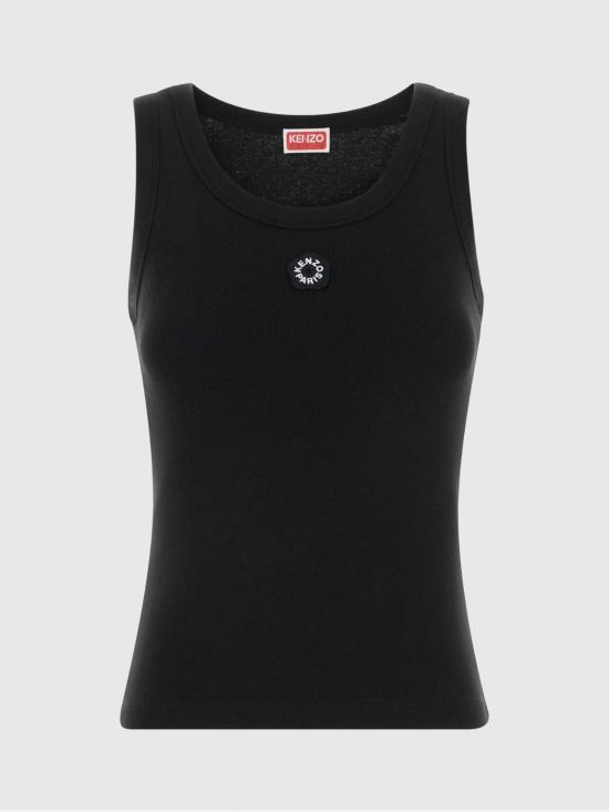 26SS 겐조 민소매 티셔츠 FG52TO2014SJ 99J Black - KENZO