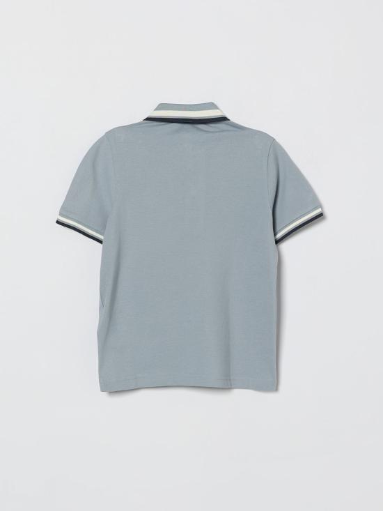 26SS [키즈] 몽클레어 폴로 셔츠 8A000128496W 715 Blue - MONCLER