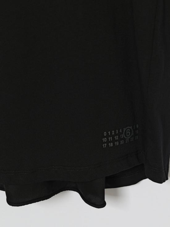 26SS [키즈] MM6 메종마르지엘라 원피스 M60939MM07I M6900 Black - MM6 MAISON MARGIELA