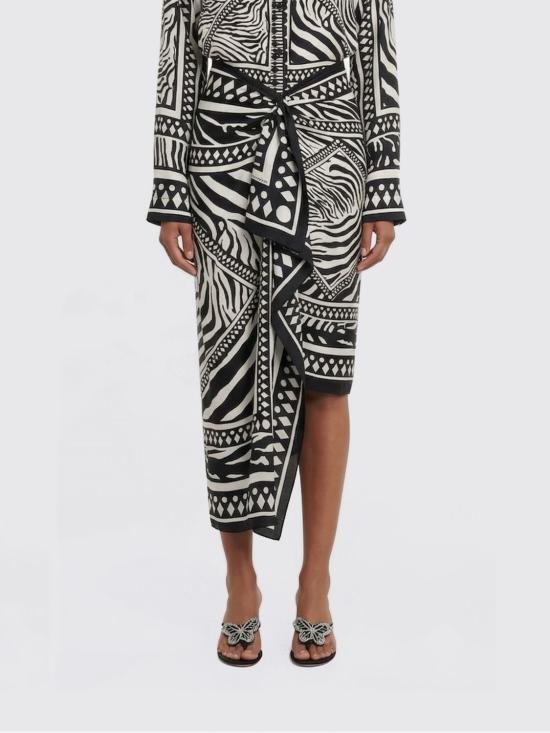 26SS 블루마린 롱 스커트 P622G281A N1039 White