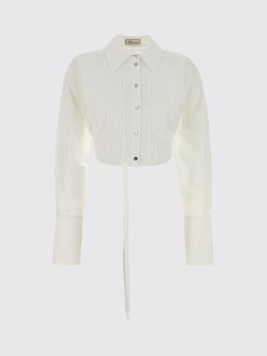 26SS 블루마린 셔츠 2C464A N0103 White - BLUMARINE