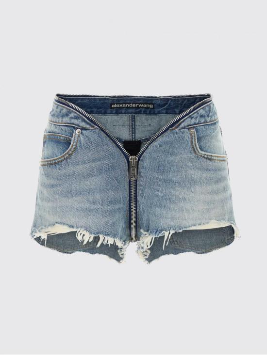 26SS 알렉산더 왕 데님 숏팬츠 4DC2264985 427D Denim - ALEXANDER WANG