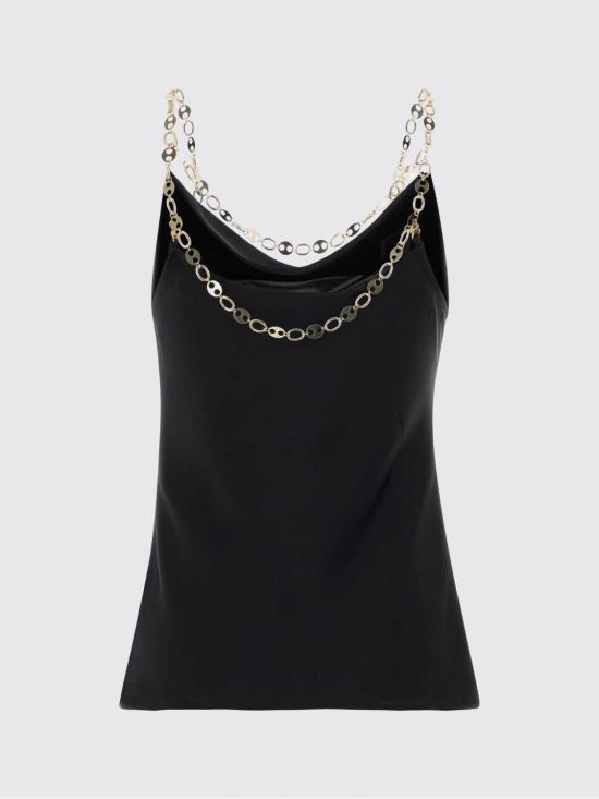 26SS 파코라반 민소매 티셔츠 26PCTO026PO0336 P001 Black - PACO RABANNE