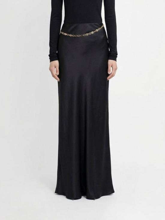 26SS 파코라반 롱 스커트 26PCJU022PO0336 P001 Black