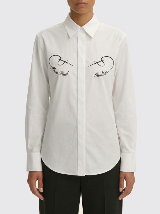 26SS 장 폴 고티에 셔츠 2601WST050C071 0100 White