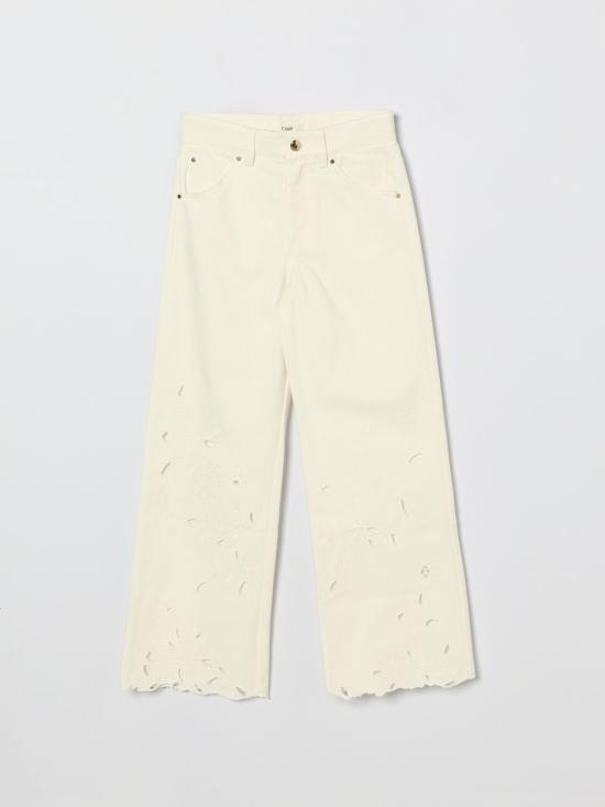 26SS [키즈] 끌로에 스트레이트 팬츠 C20832 117 White