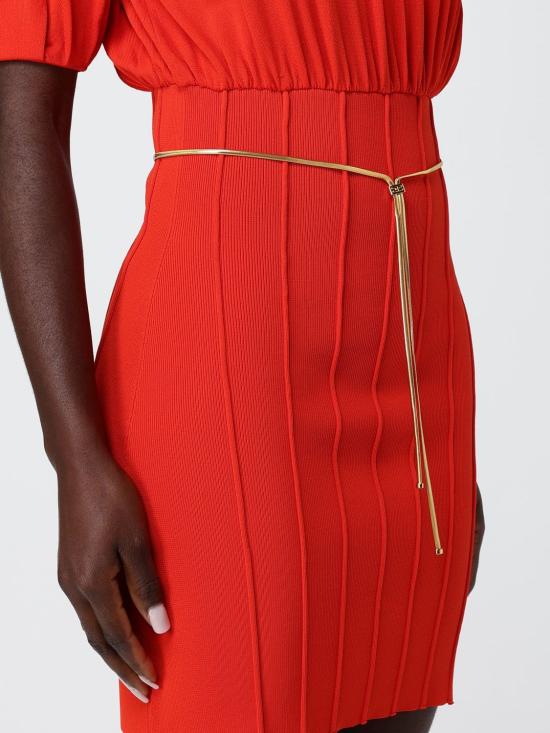 26SS 엘리자베타프랜치 롱 원피스 AM94T62E2 H85 Orange - ELISABETTA FRANCHI