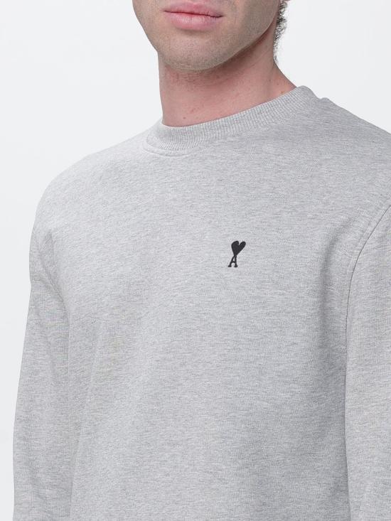 26SS 아미 ADC 크루넥 스웨트 셔츠 HSW7637300 951 Grey - AMI