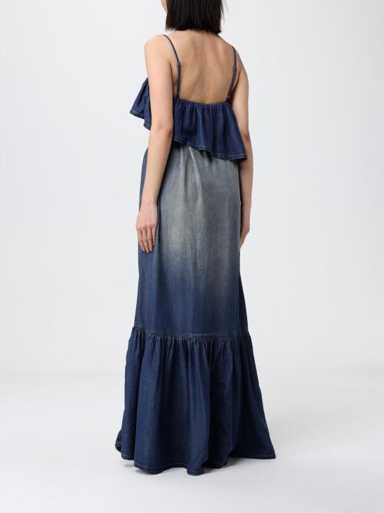 26SS 핑코 롱 원피스 106626A388 PJC Denim - PINKO