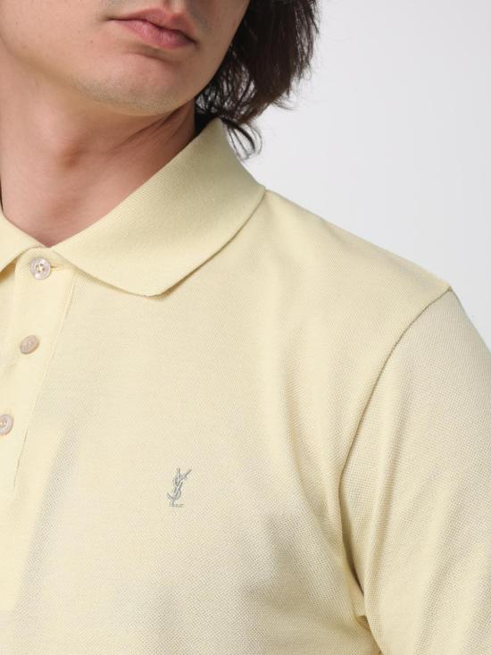 26SS 생로랑 폴로 티셔츠 844845Y37HC 7231 Green - SAINT LAURENT