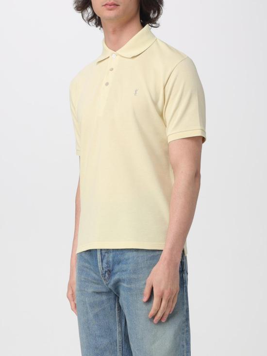 26SS 생로랑 폴로 티셔츠 844845Y37HC 7231 Green - SAINT LAURENT