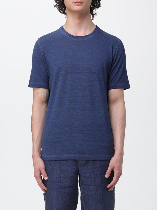 26SS 120 리노 반팔 티셔츠 33ALIM7186000G30833ALIM S0025F Navy