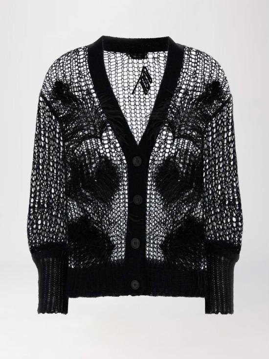 26SS 디 아티코 스웨터 260WCD00011KMX002FS 100 Black - THE ATTICO